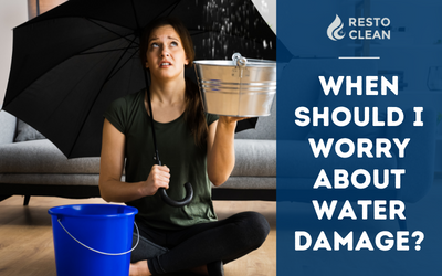 When should I worry about water damage?